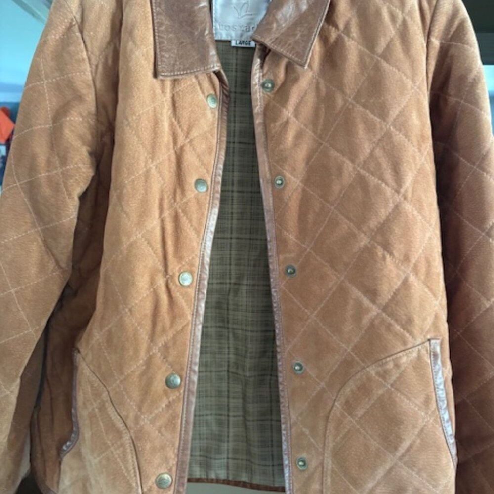 Tostado suede bomber jacket